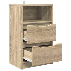 Κομοδίνα 2 pcs Δρύς Sonoma 40 x 30 x 467 εκ Επεξεργασμένο ξύλο - Pakobazaar