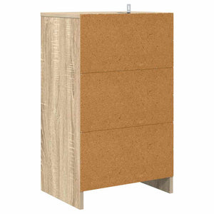 Κομοδίνα 2 pcs Δρύς Sonoma 40 x 30 x 467 εκ Επεξεργασμένο ξύλο - Pakobazaar