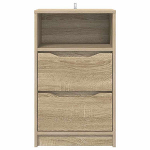 Κομοδίνα 2 pcs Δρύς Sonoma 40 x 30 x 467 εκ Επεξεργασμένο ξύλο - Pakobazaar