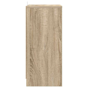 Κομοδίνα 2 pcs Δρύς Sonoma 40 x 30 x 467 εκ Επεξεργασμένο ξύλο - Pakobazaar