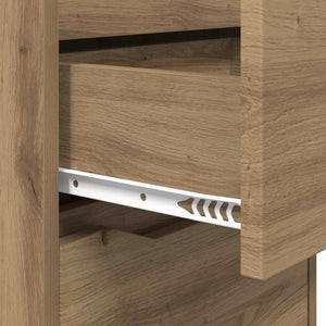 Κομοδίνα 2 pcs Artisan Oak 40 x 30 x 467 εκ Επεξεργασμένο ξύλο - Pakobazaar
