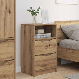 Κομοδίνα 2 pcs Artisan Oak 40 x 30 x 467 εκ Επεξεργασμένο ξύλο - Pakobazaar