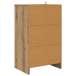 Κομοδίνα 2 pcs Artisan Oak 40 x 30 x 467 εκ Επεξεργασμένο ξύλο - Pakobazaar