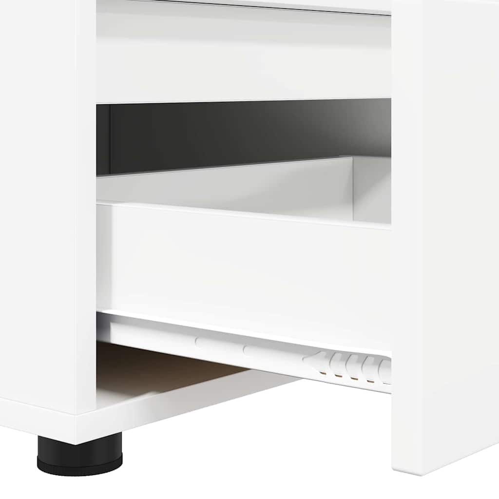 Ντουλάπι TV Λευκό 100 x 48 x 43 εκ. Επεξεργασμένο ξύλο - Pakobazaar