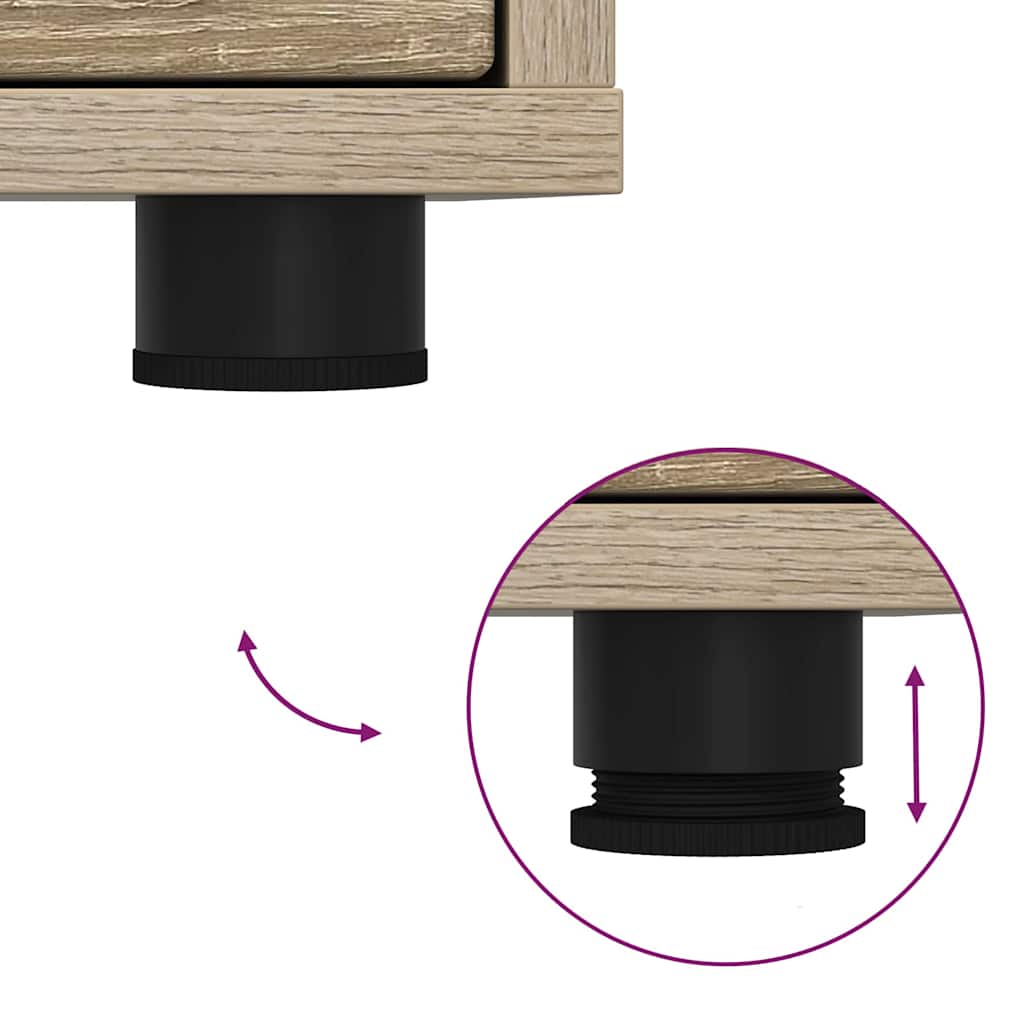 Ντουλάπι TV Δρύς Sonoma 100 x 48 x 43 εκ. Επεξεργασμένο ξύλο - Pakobazaar