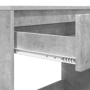 Γραφείο με συρτάρι Σκυρόχρωμο Γκρι 100 x 50 x 78 εκ