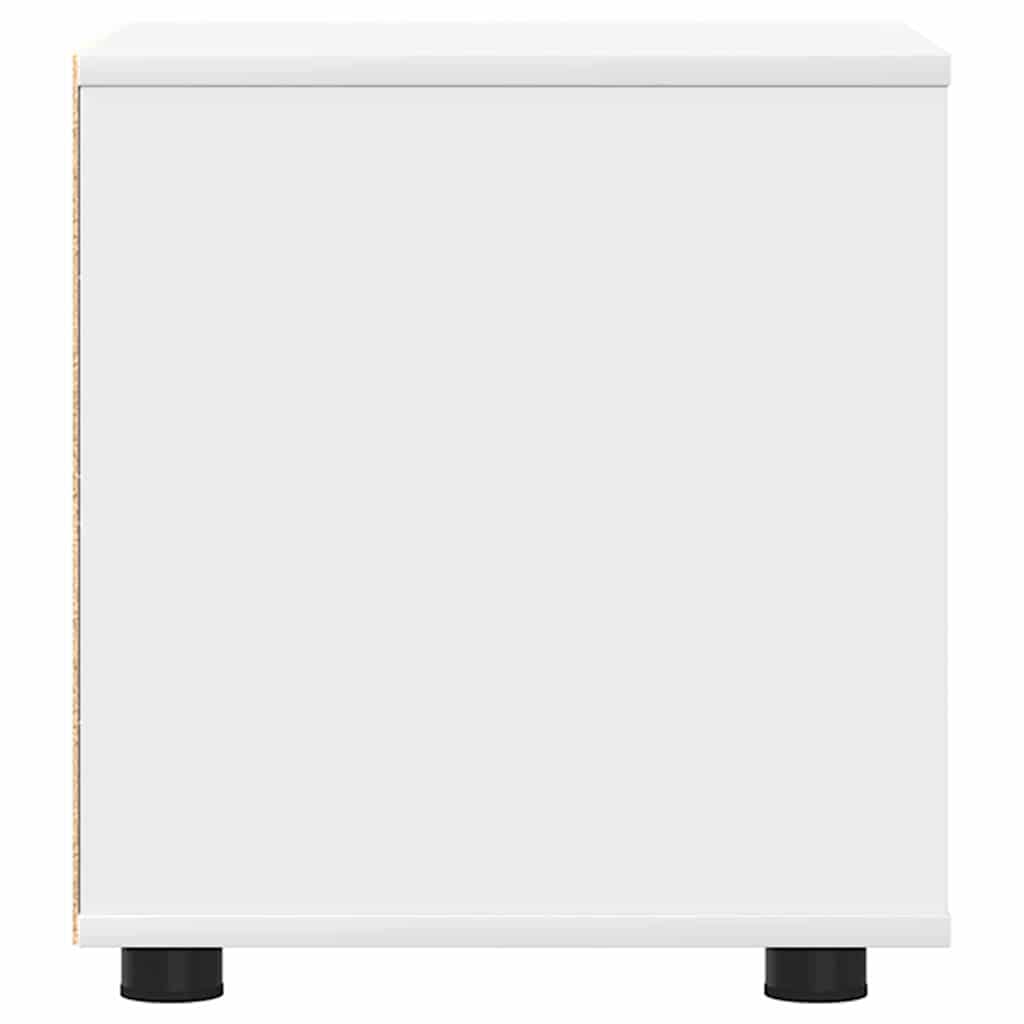 Ντουλάπι Μπάνιου Λευκό 40,5 x 40 x 44 εκ Επεξεργασμένο ξύλο