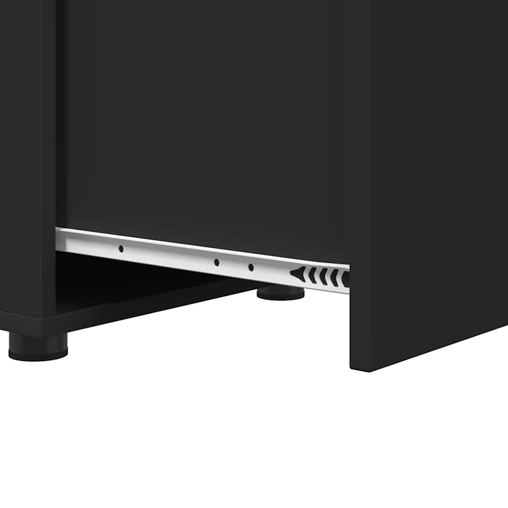 Ντουλάπι Μπάνιου Μαύρο 40,5 x 40 x 44 εκ Επεξεργασμένο ξύλο