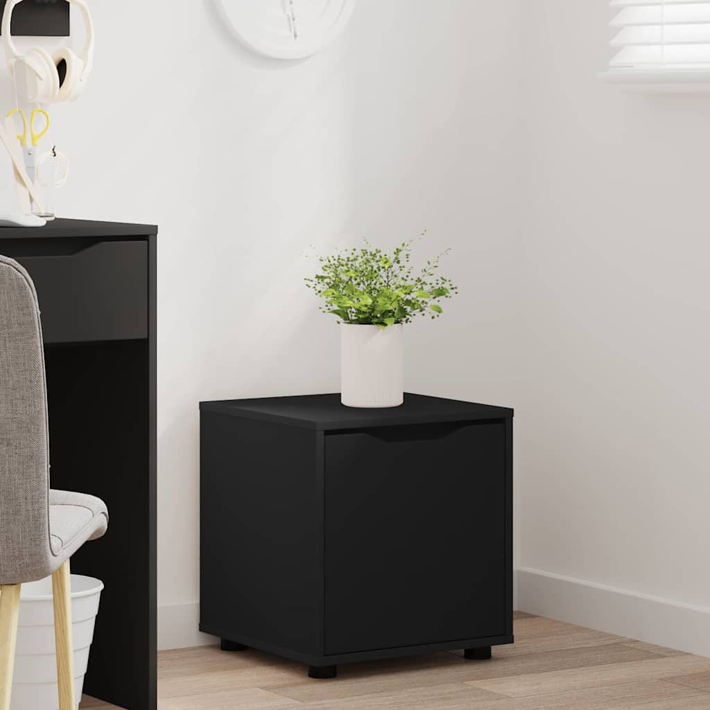 Ντουλάπι Μπάνιου Μαύρο 40,5 x 40 x 44 εκ Επεξεργασμένο ξύλο