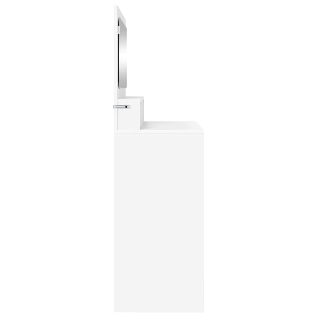 Τραπέζια Ντυσίματος Κρεβατοκάμαρας Λευκό 80 x 39,6 x 135 εκ - Pakobazaar