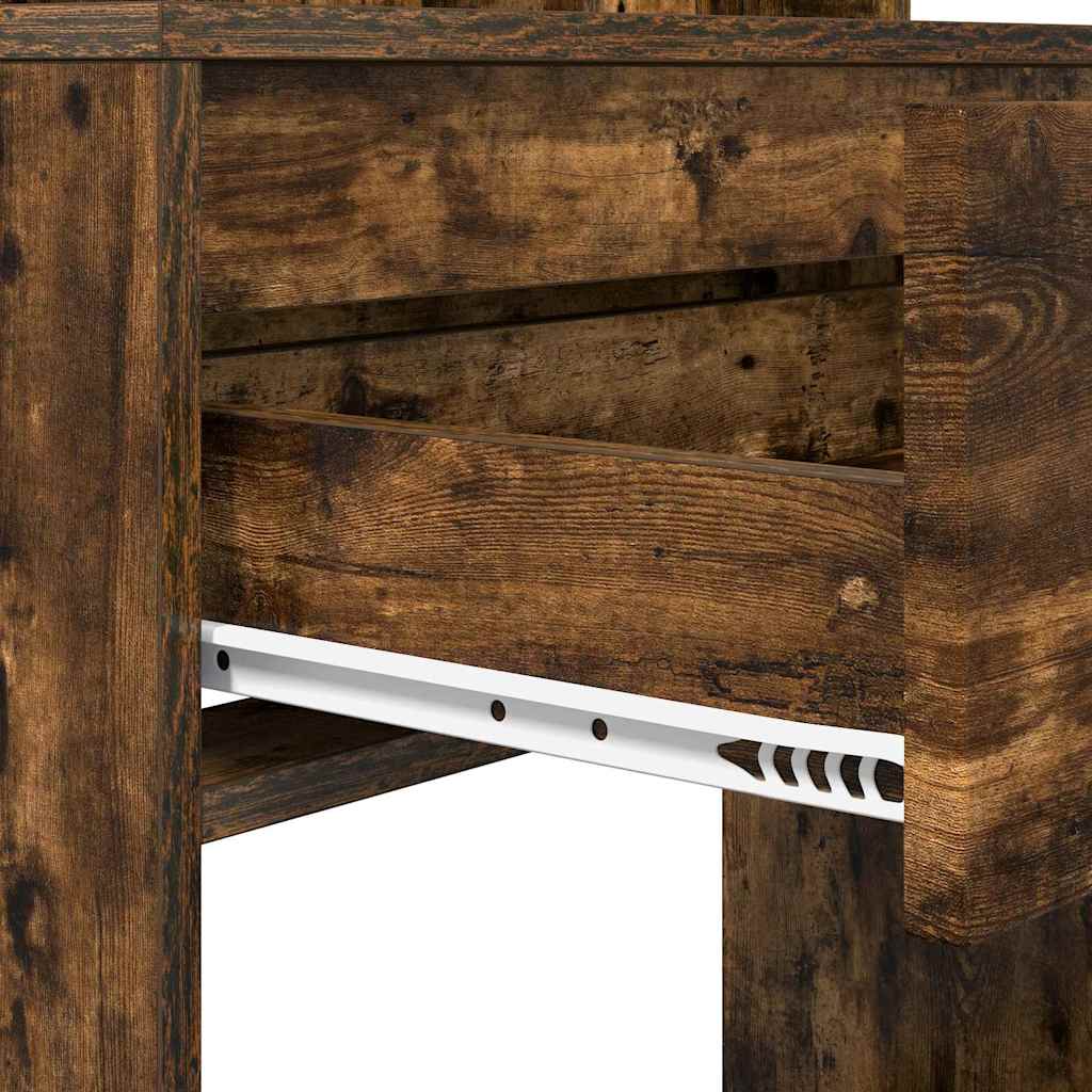 Τραπέζια Ντυσίματος Κρεβατοκάμαρας με συρτάρι Καπνιστό Δρύς