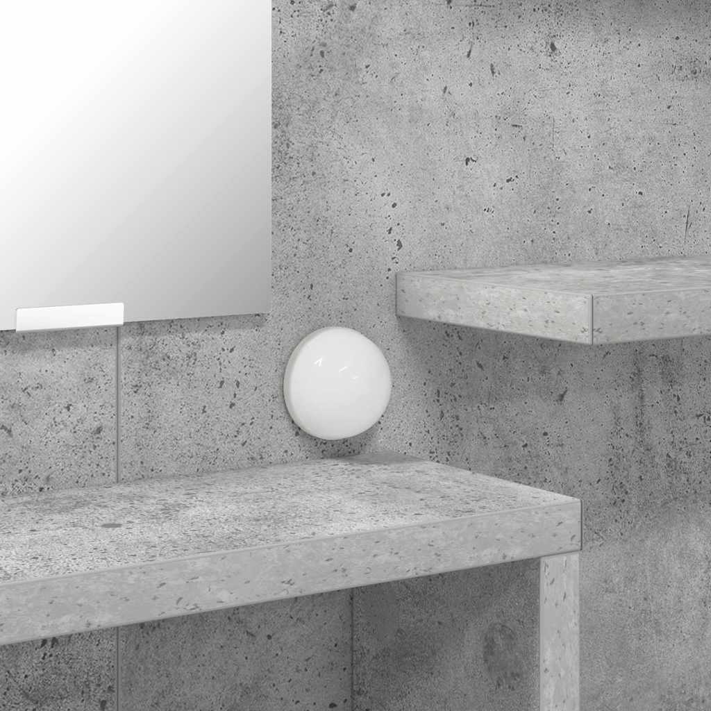 Τραπέζια Ντυσίματος Κρεβατοκάμαρας με συρτάρι Σκυρόδεμα Γκρι - Pakobazaar