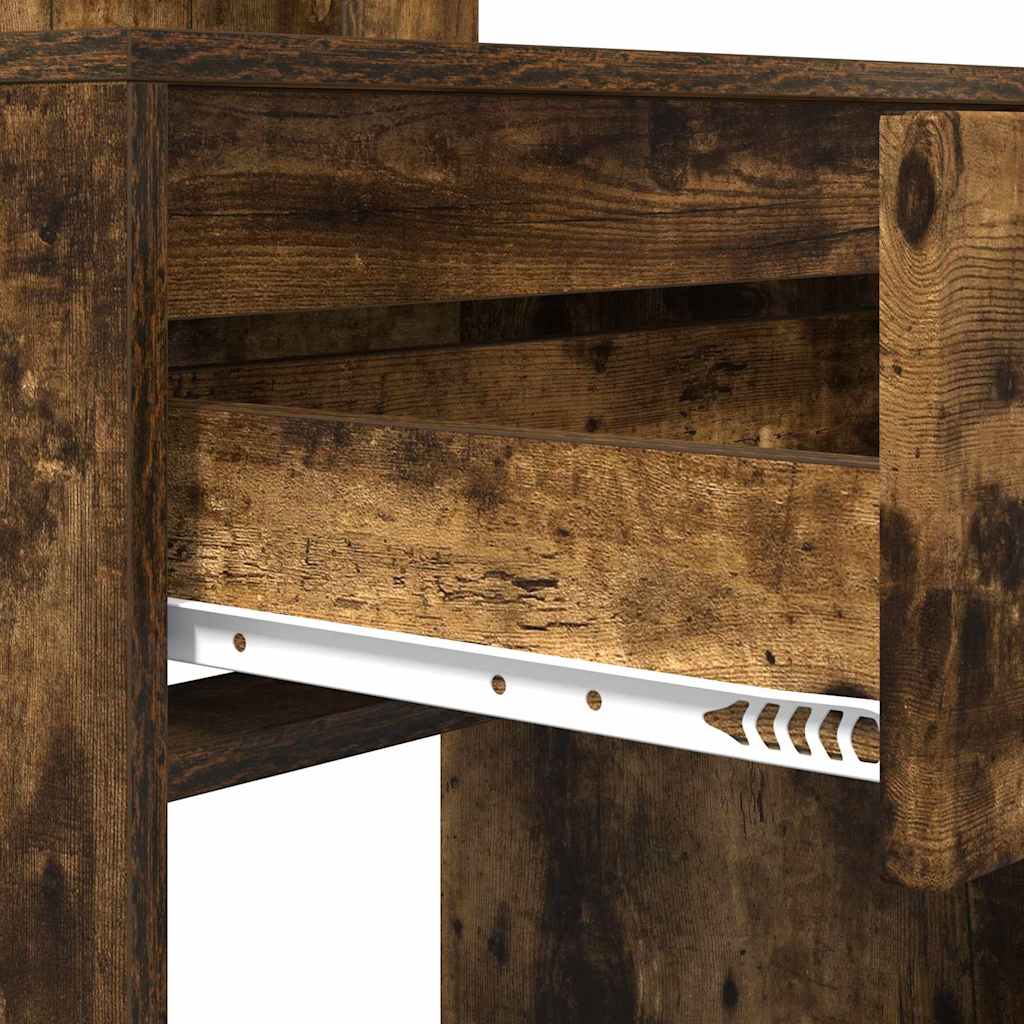 Τραπέζια Ντυσίματος Κρεβατοκάμαρας με συρτάρι Καπνιστό Δρύς - Pakobazaar