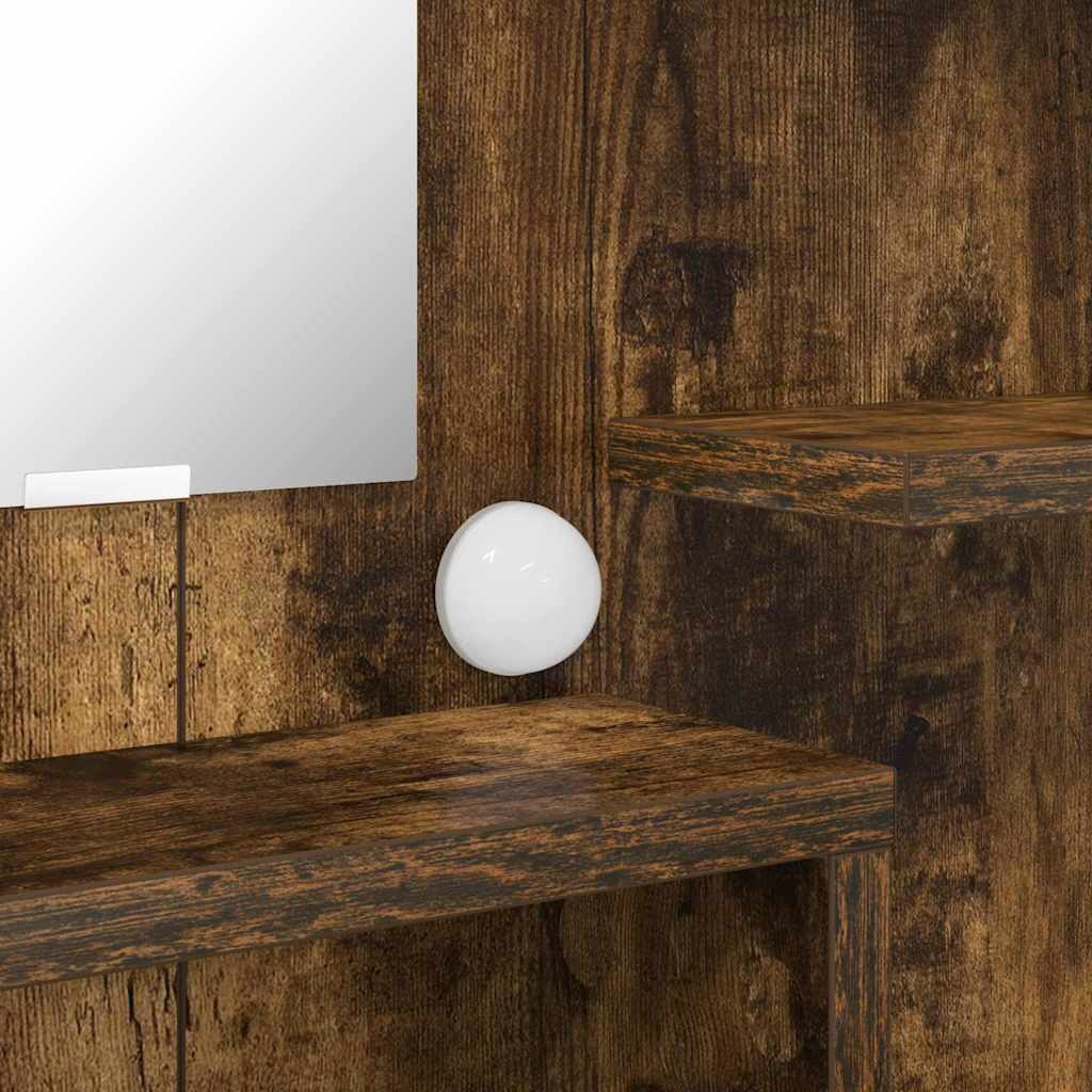 Τραπέζια Ντυσίματος Κρεβατοκάμαρας με συρτάρι Καπνιστό Δρύς - Pakobazaar