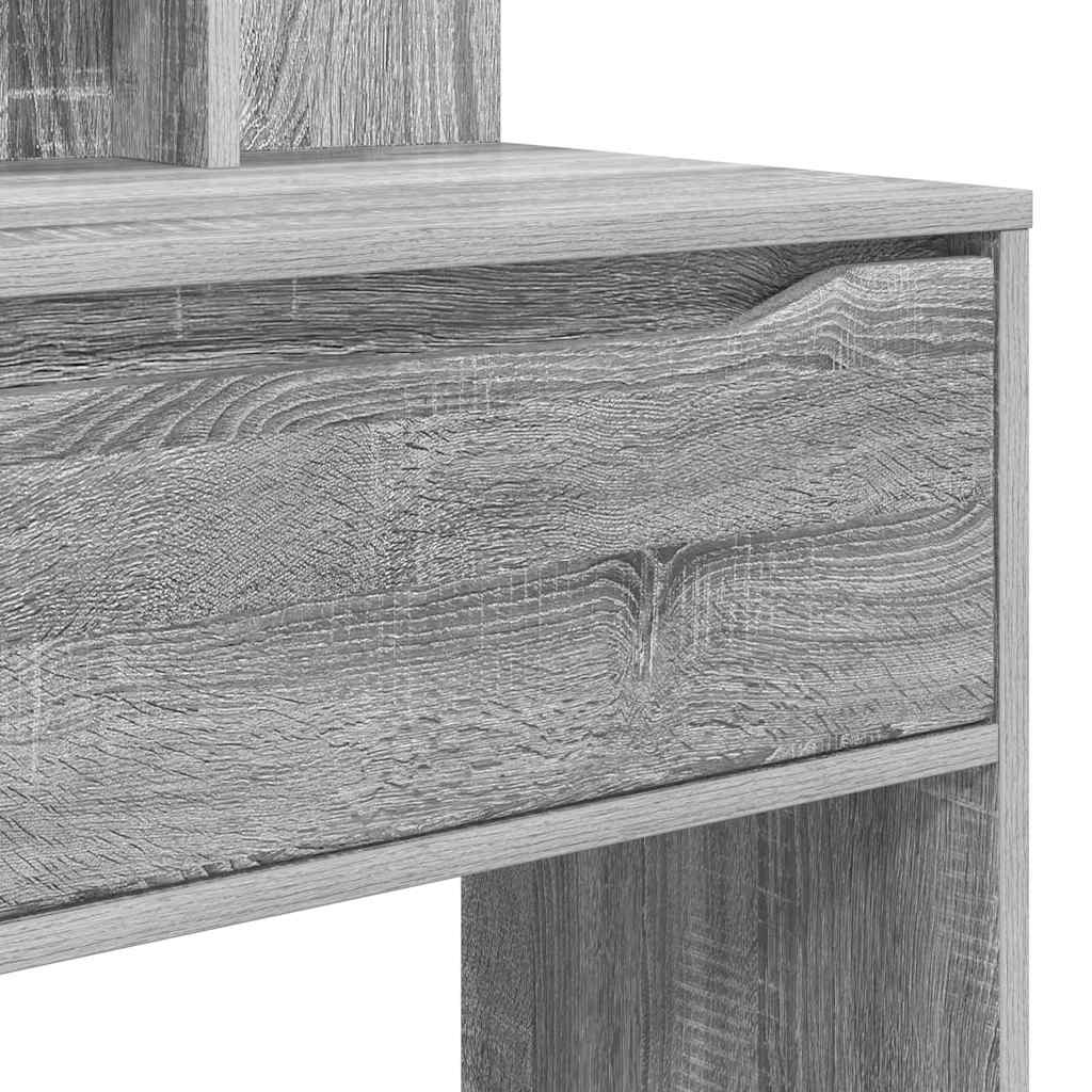 Τραπέζια Ντυσίματος Κρεβατοκάμαρας με συρτάρι Γκρίζο Σονομα - Pakobazaar