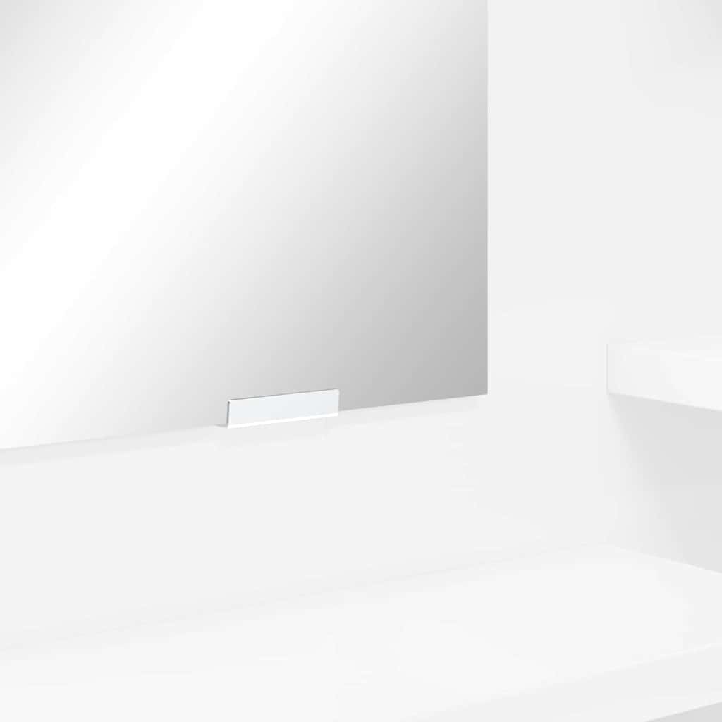 Τραπέζια Ντυσίματος Κρεβατοκάμαρας Υψηλής γυαλάδας λευκό