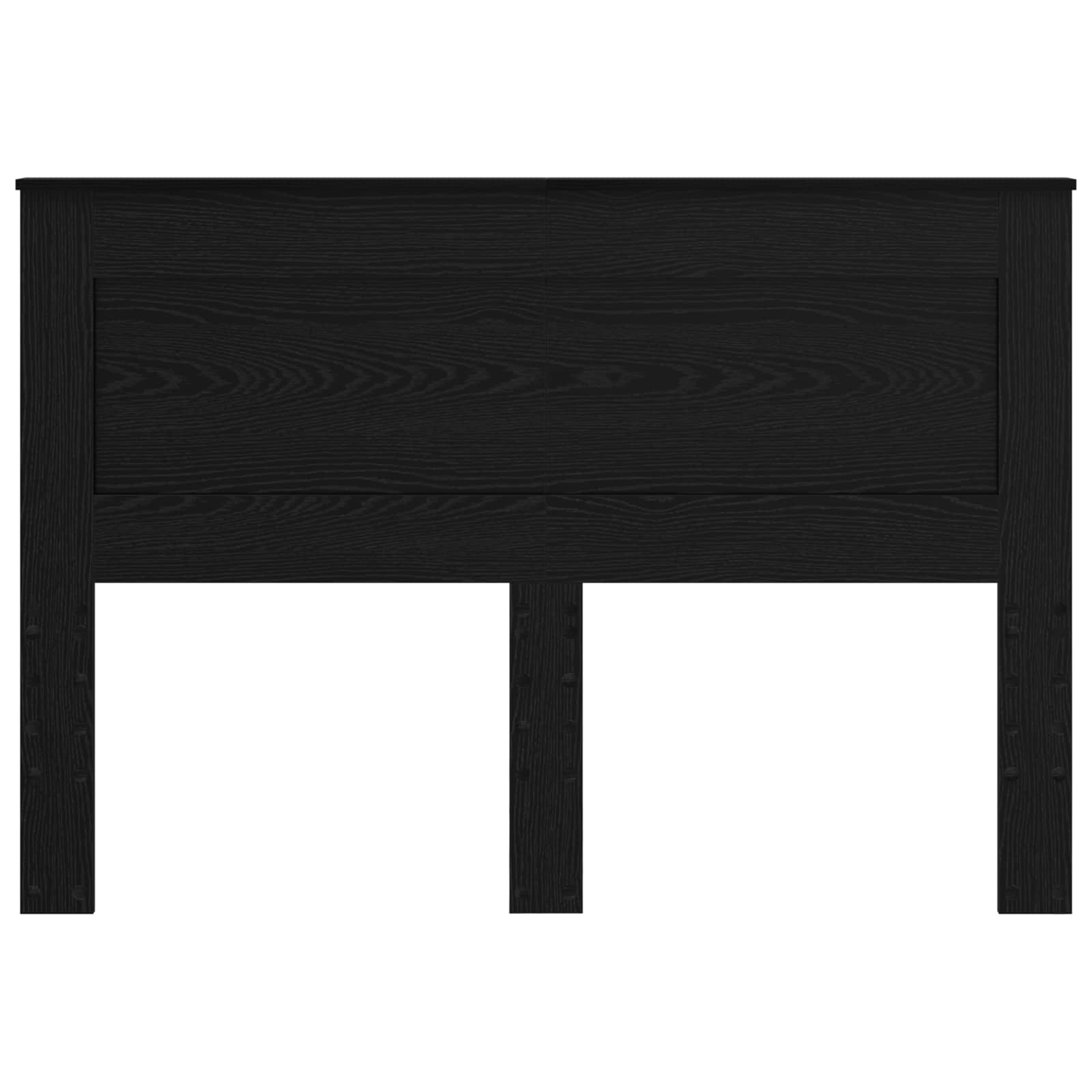 Κεφαλάρι με κεφαλάρι Μαύρη Οξυά 140 cm Επεξεργασμένο ξύλο