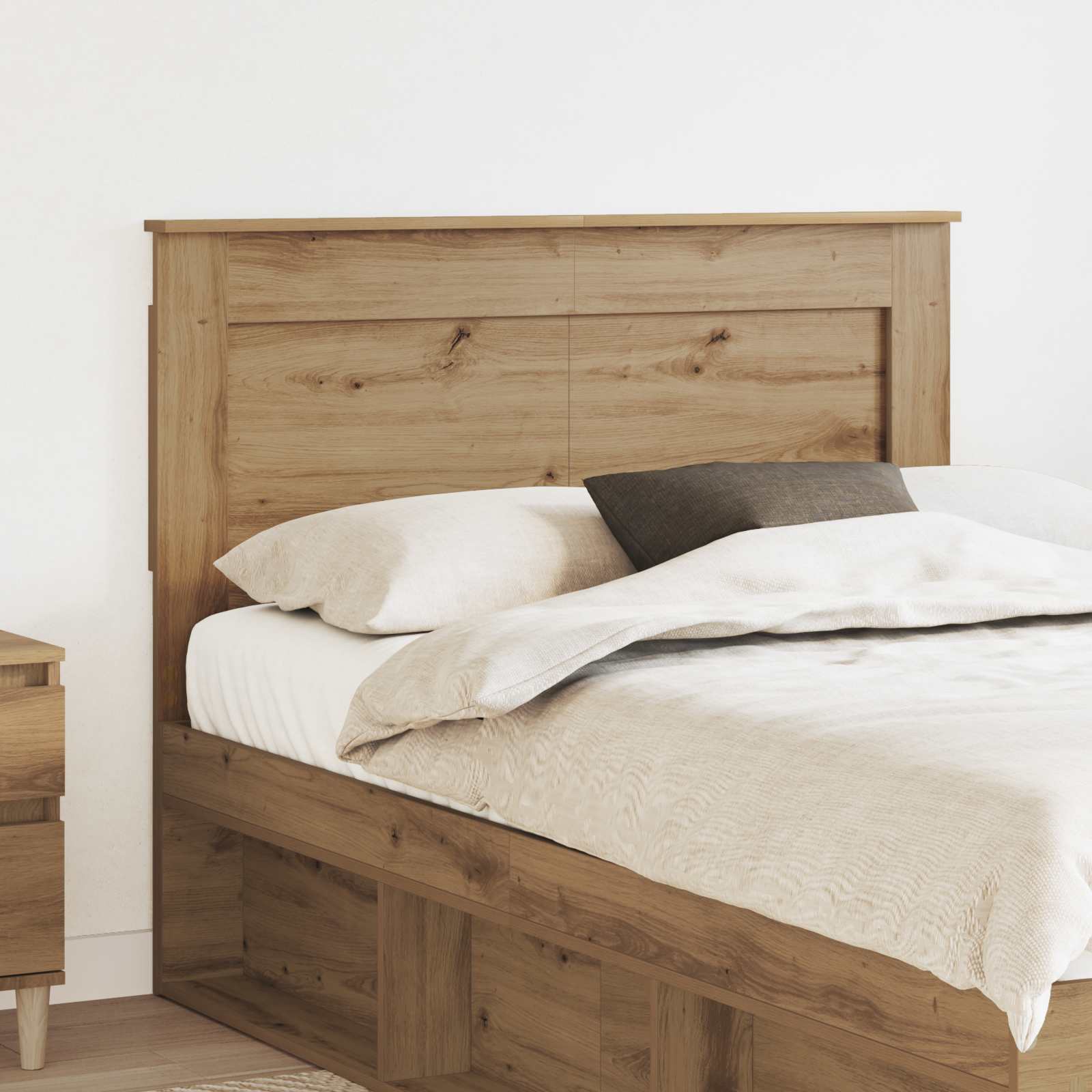 Κεφαλάρι με κεφαλάρι Artisan Oak 120 cm Επεξεργασμένο ξύλο - Pakobazaar