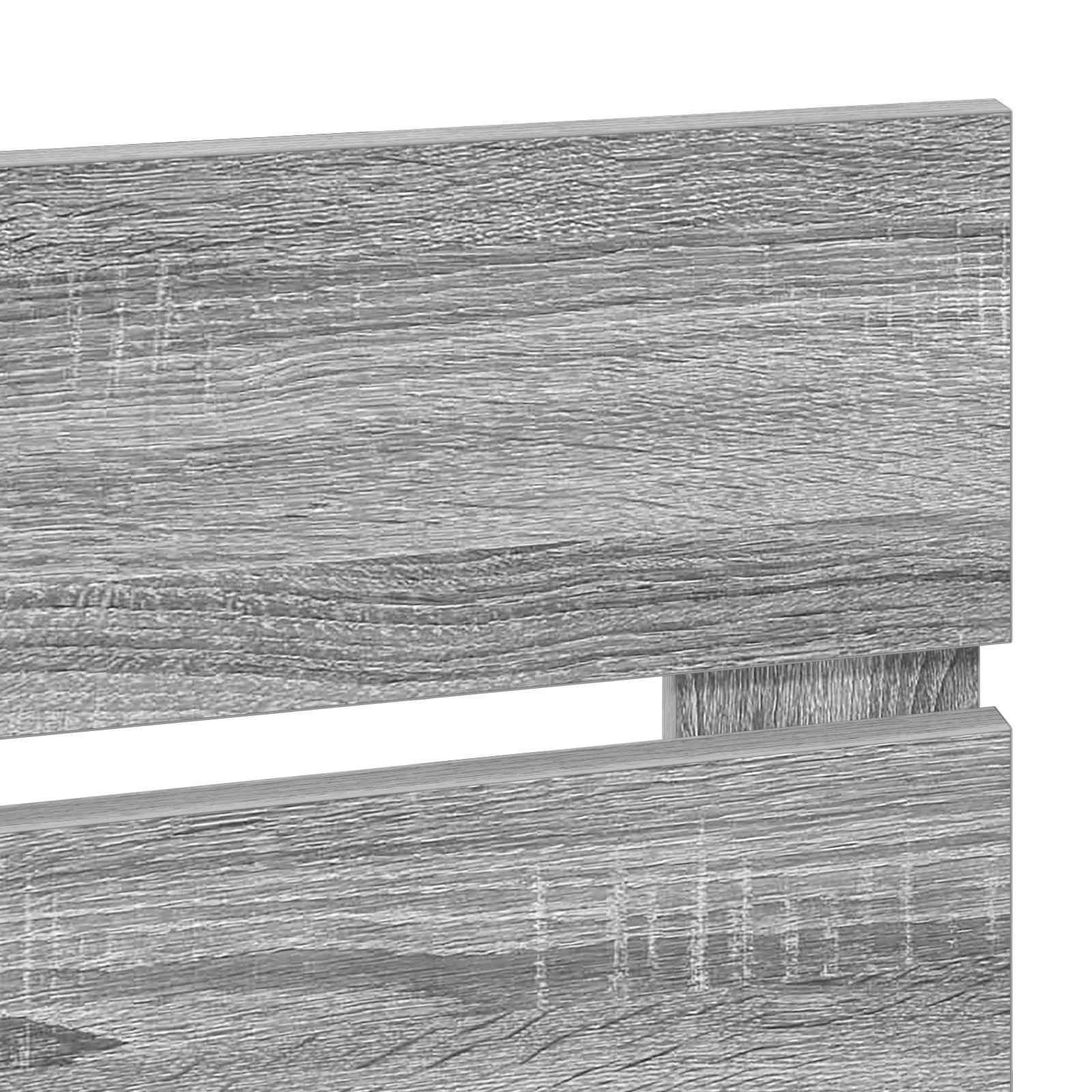 Κεφαλάρι Γκρίζο Σονομα 200 cm Επεξεργασμένο ξύλο - Pakobazaar