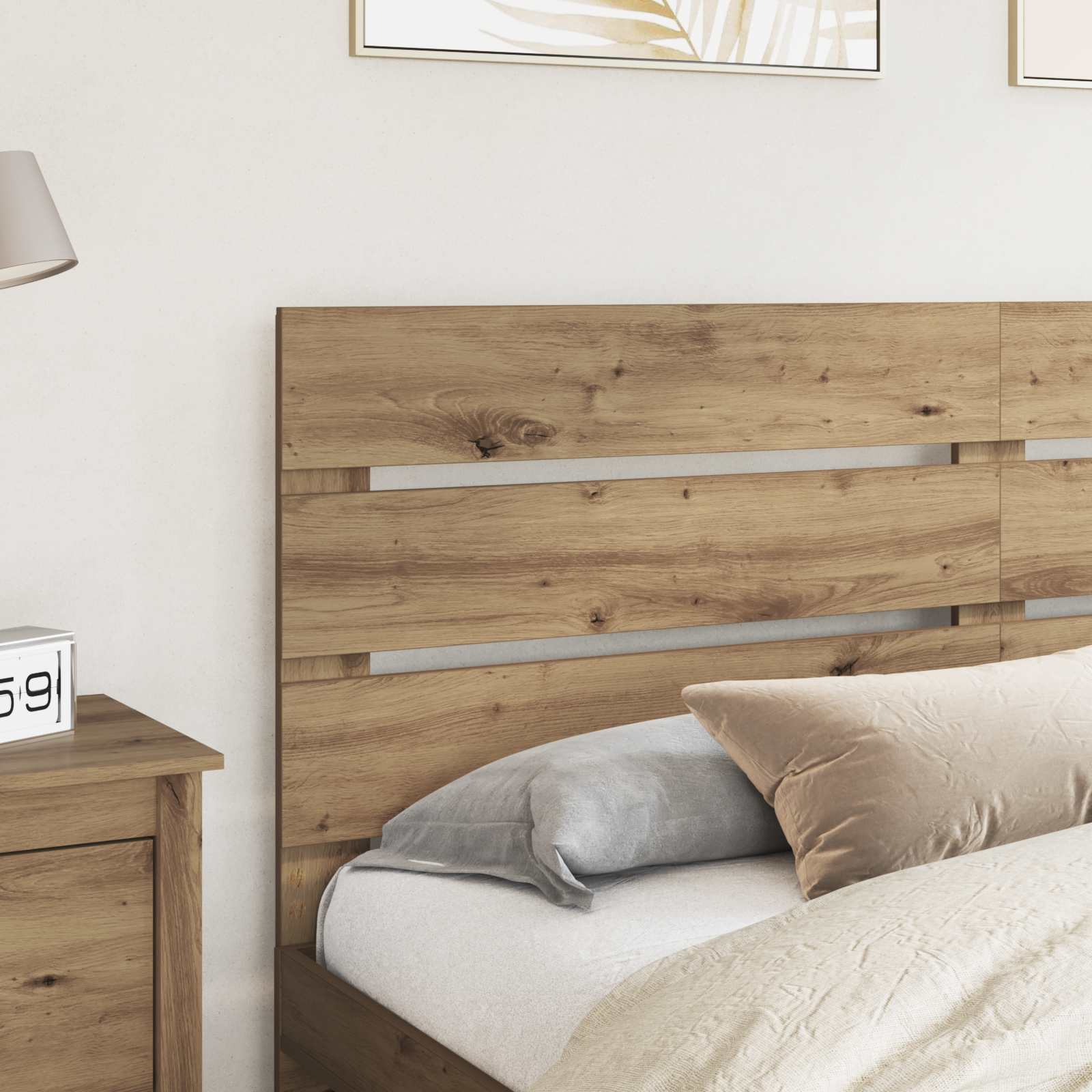 Κεφαλάρι Artisan Oak 180 cm Επεξεργασμένο ξύλο - Pakobazaar