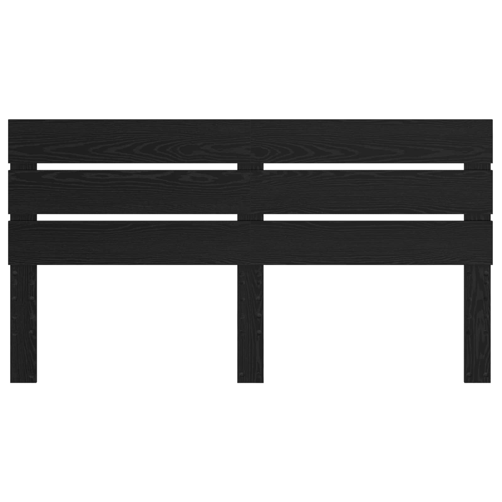 Κεφαλάρι Μαύρη Οξυά 160 cm Επεξεργασμένο ξύλο - Pakobazaar