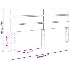 Κεφαλάρι Δρύς Sonoma 160 cm Επεξεργασμένο ξύλο - Pakobazaar