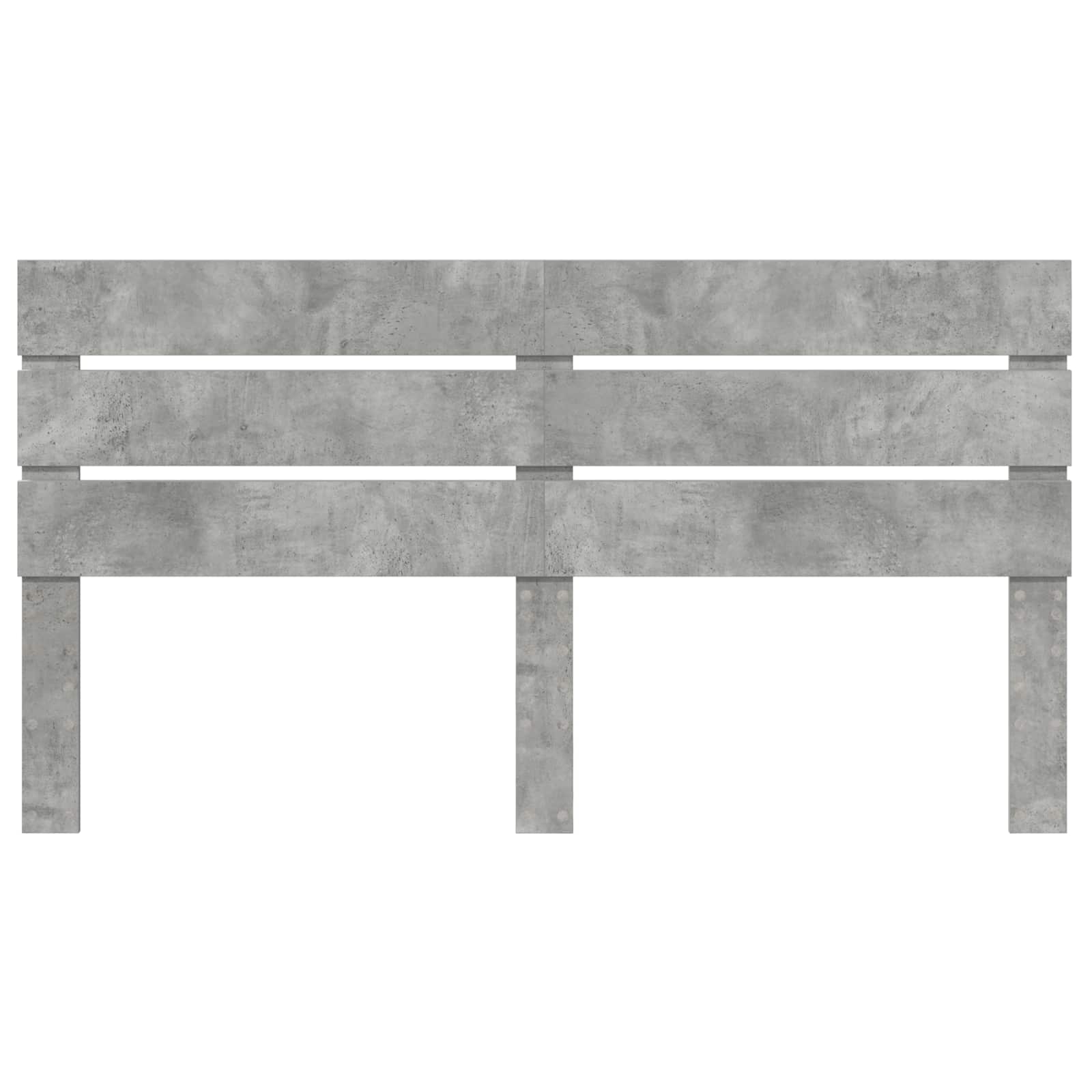 Κεφαλάρι Σκυρόδεμα Γκρι 160 cm Επεξεργασμένο ξύλο - Pakobazaar