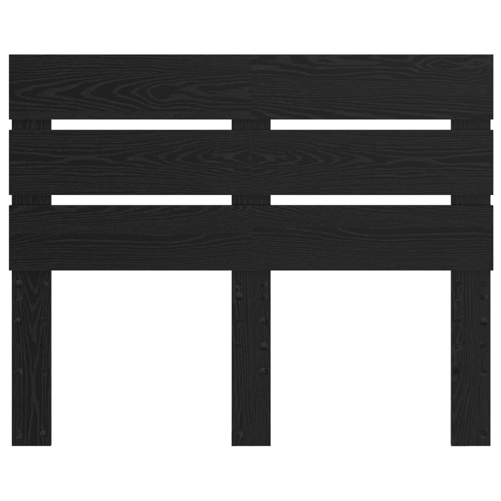 Κεφαλάρι Μαύρη Οξυά 135 cm Επεξεργασμένο ξύλο - Pakobazaar