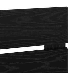 Κεφαλάρι Μαύρη Οξυά 100 cm Επεξεργασμένο ξύλο - Pakobazaar