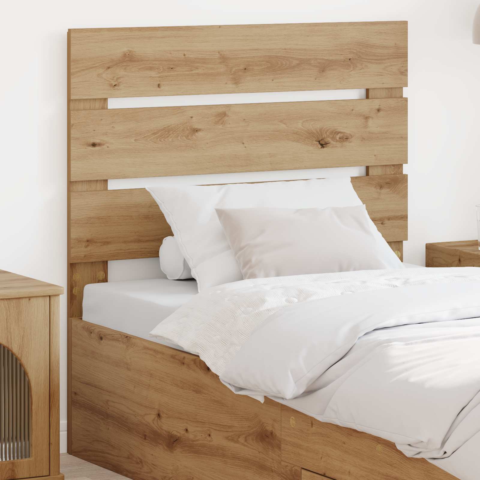 Κεφαλάρι Artisan Oak 80 cm Επεξεργασμένο ξύλο - Pakobazaar