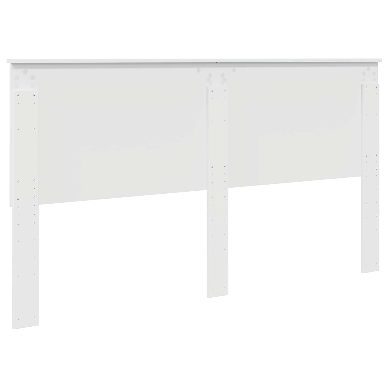 Κεφαλάρι Γυαλιστερό Λευκό 200 cm Επεξεργασμένο ξύλο - Pakobazaar