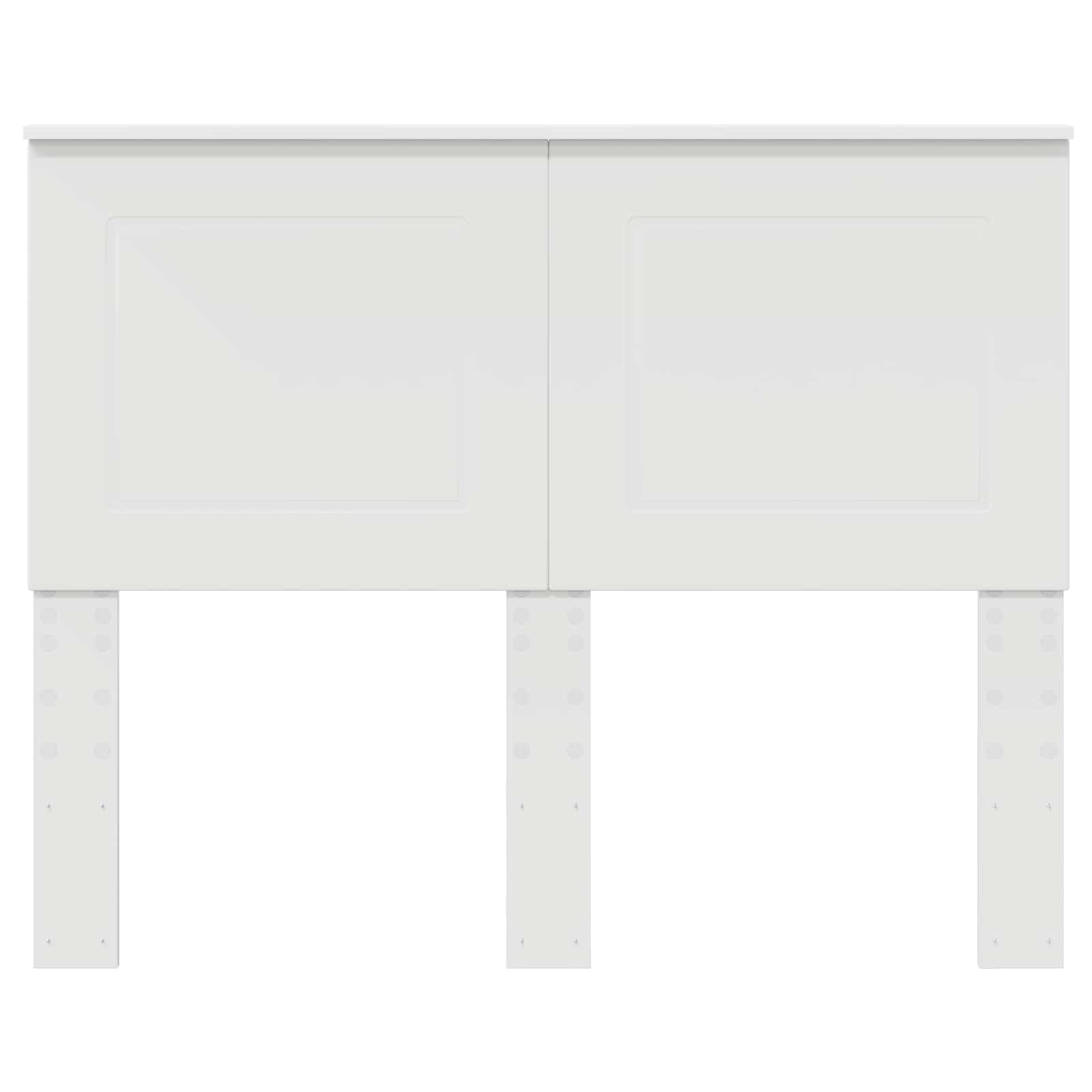 Κεφαλάρι Λευκό 135 cm Επεξεργασμένο ξύλο - Pakobazaar