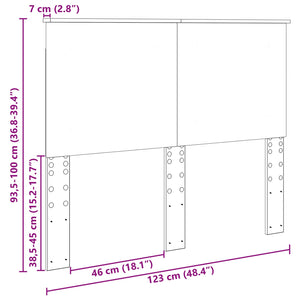 Κεφαλάρι Δρύς Sonoma 120 cm Επεξεργασμένο ξύλο - Pakobazaar