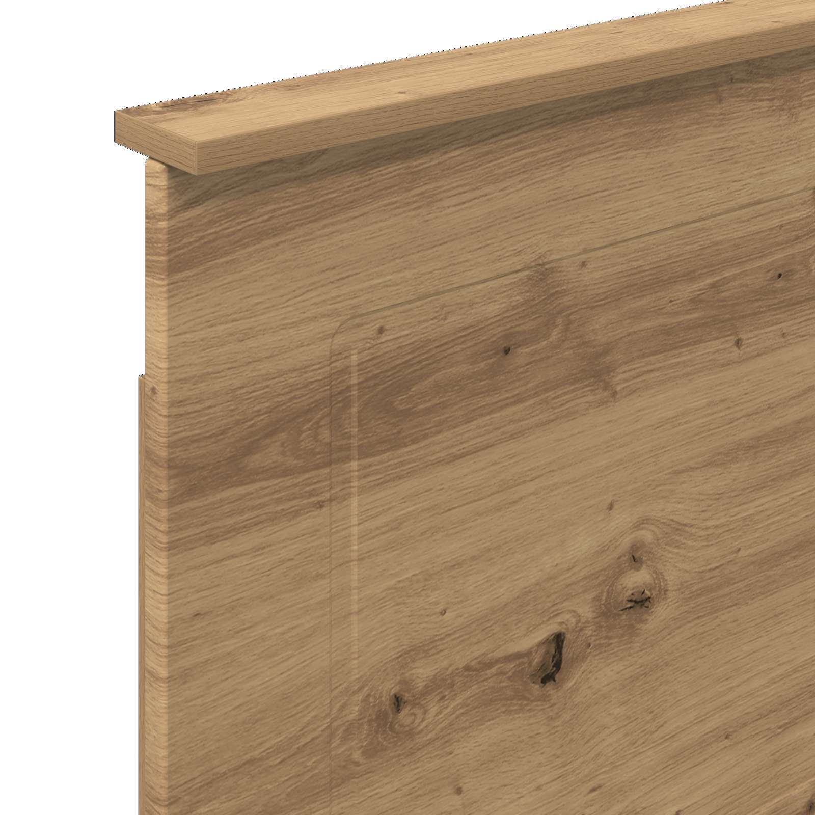 Κεφαλάρι Artisan Oak 75 cm Επεξεργασμένο ξύλο - Pakobazaar