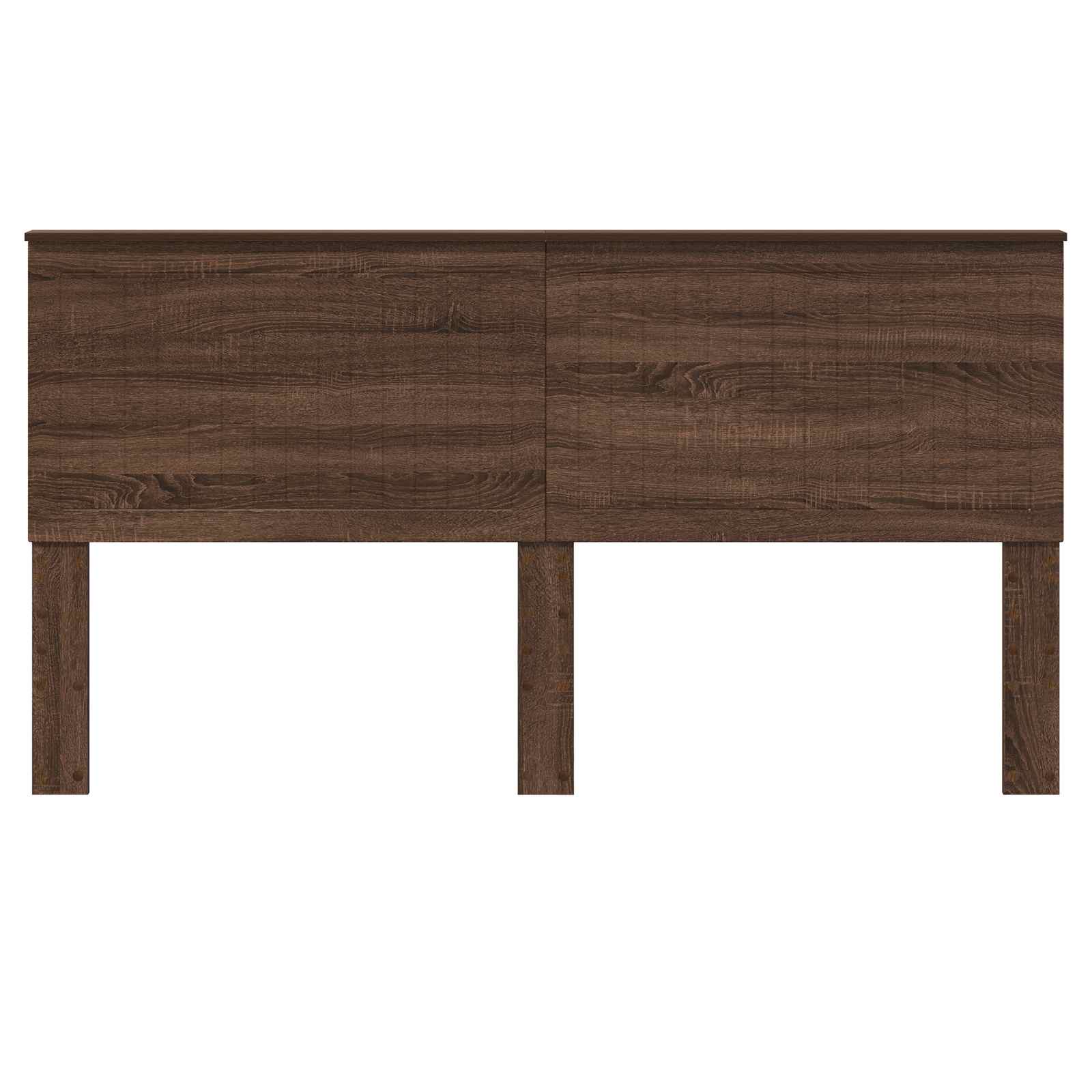 Κεφαλάρι με κεφαλάρι Καφέ δρυς 180 cm Επεξεργασμένο ξύλο