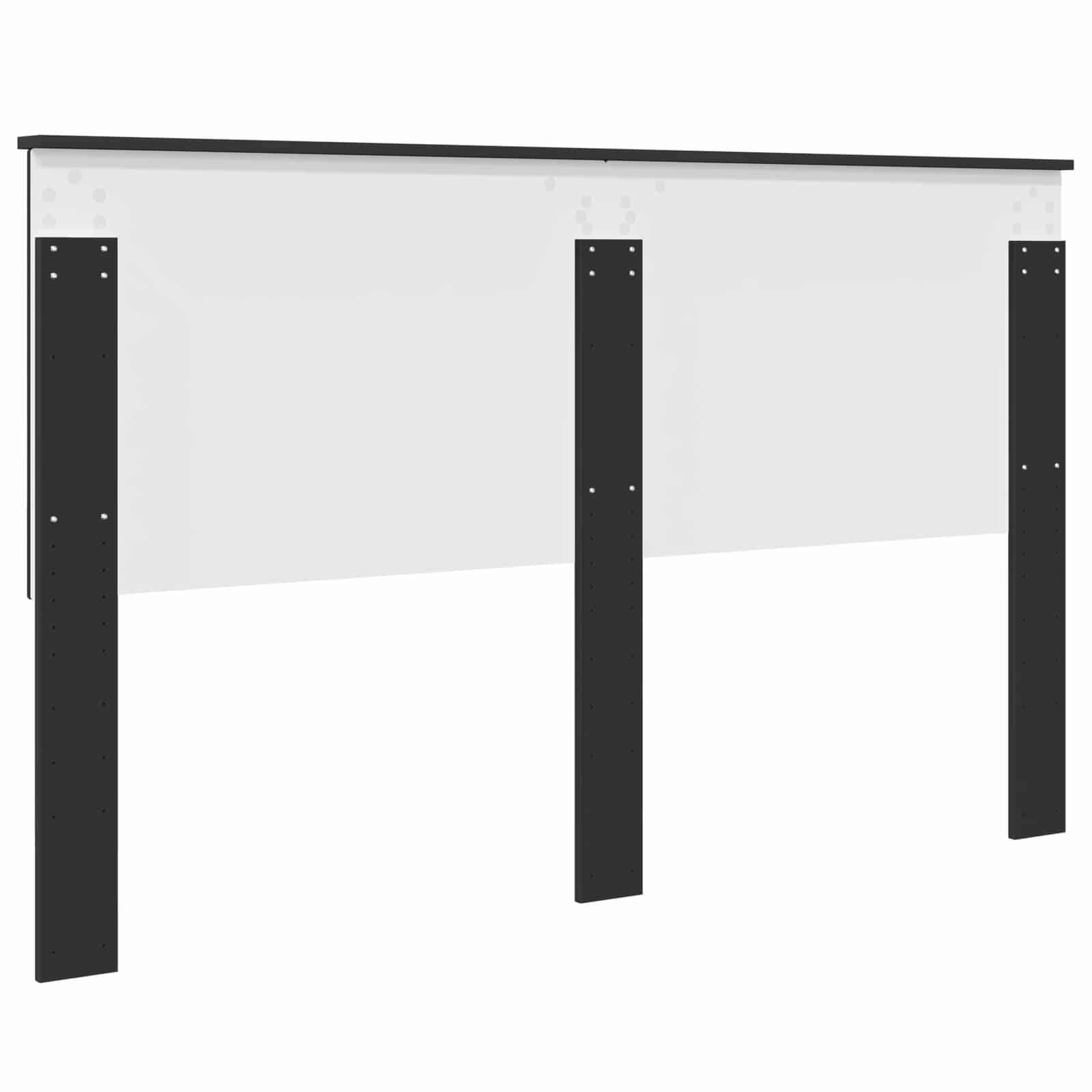 Κεφαλάρι με κεφαλάρι Μαύρη Οξυά 160 cm Επεξεργασμένο ξύλο