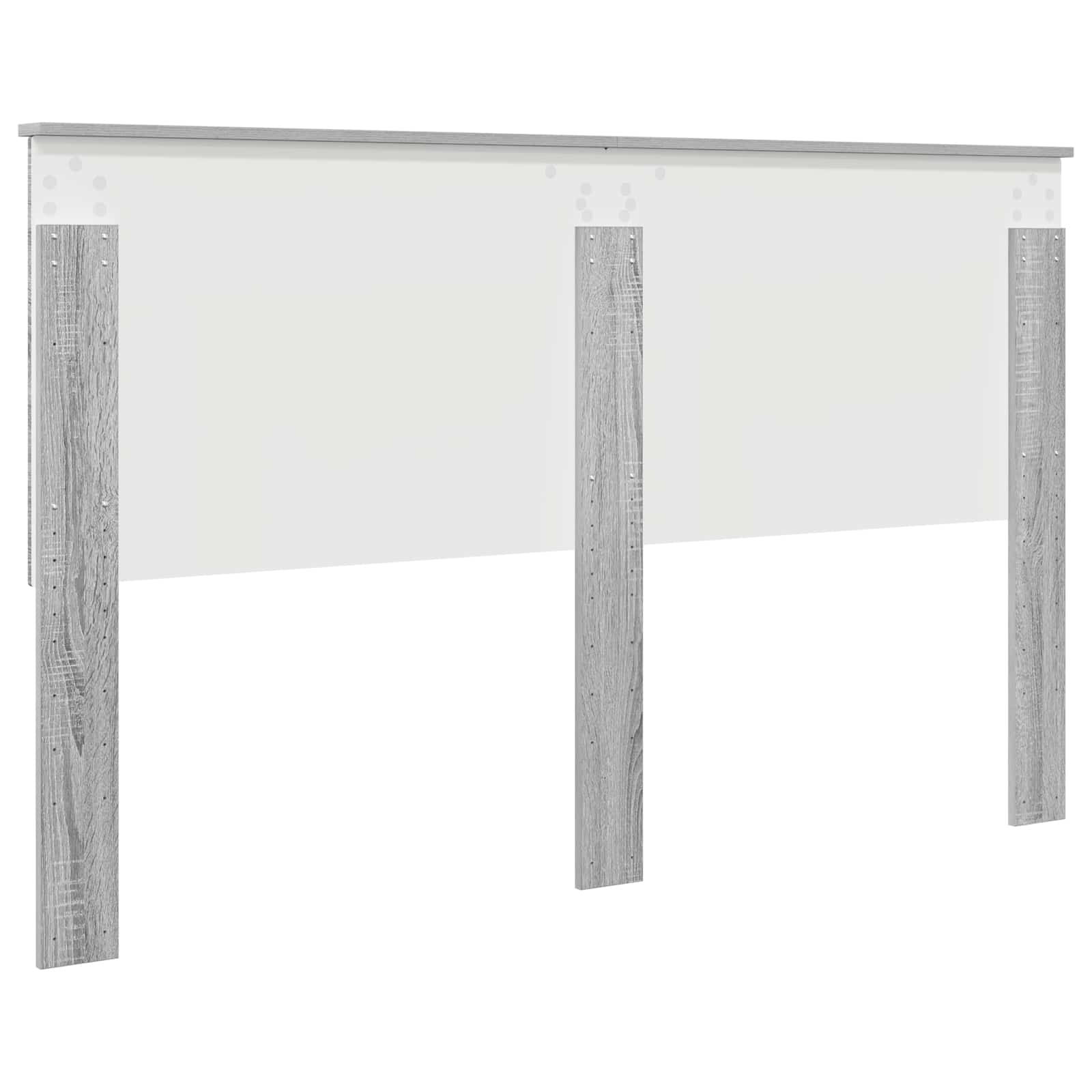 Κεφαλάρι με κεφαλάρι Γκρίζο Σονομα 160 cm Επεξεργασμένο ξύλο