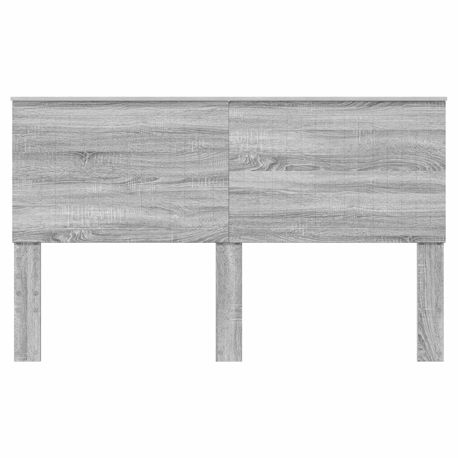 Κεφαλάρι με κεφαλάρι Γκρίζο Σονομα 160 cm Επεξεργασμένο ξύλο