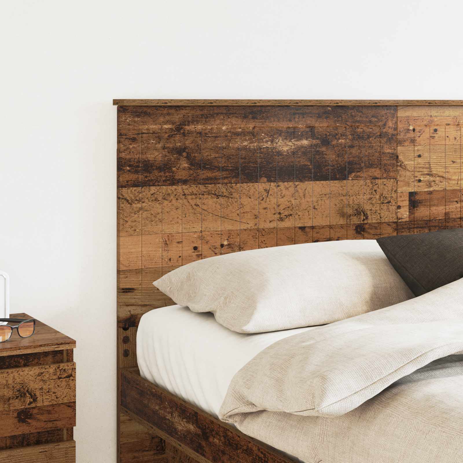 Κεφαλάρι με κεφαλάρι Παλιό Ξύλο 160 cm Επεξεργασμένο ξύλο - Pakobazaar