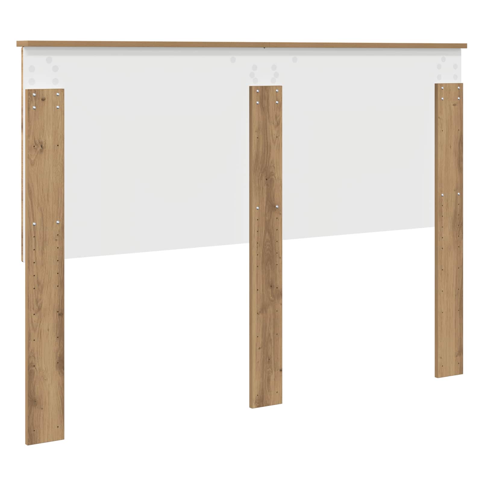 Κεφαλάρι με κεφαλάρι Artisan Oak 140 cm Επεξεργασμένο ξύλο