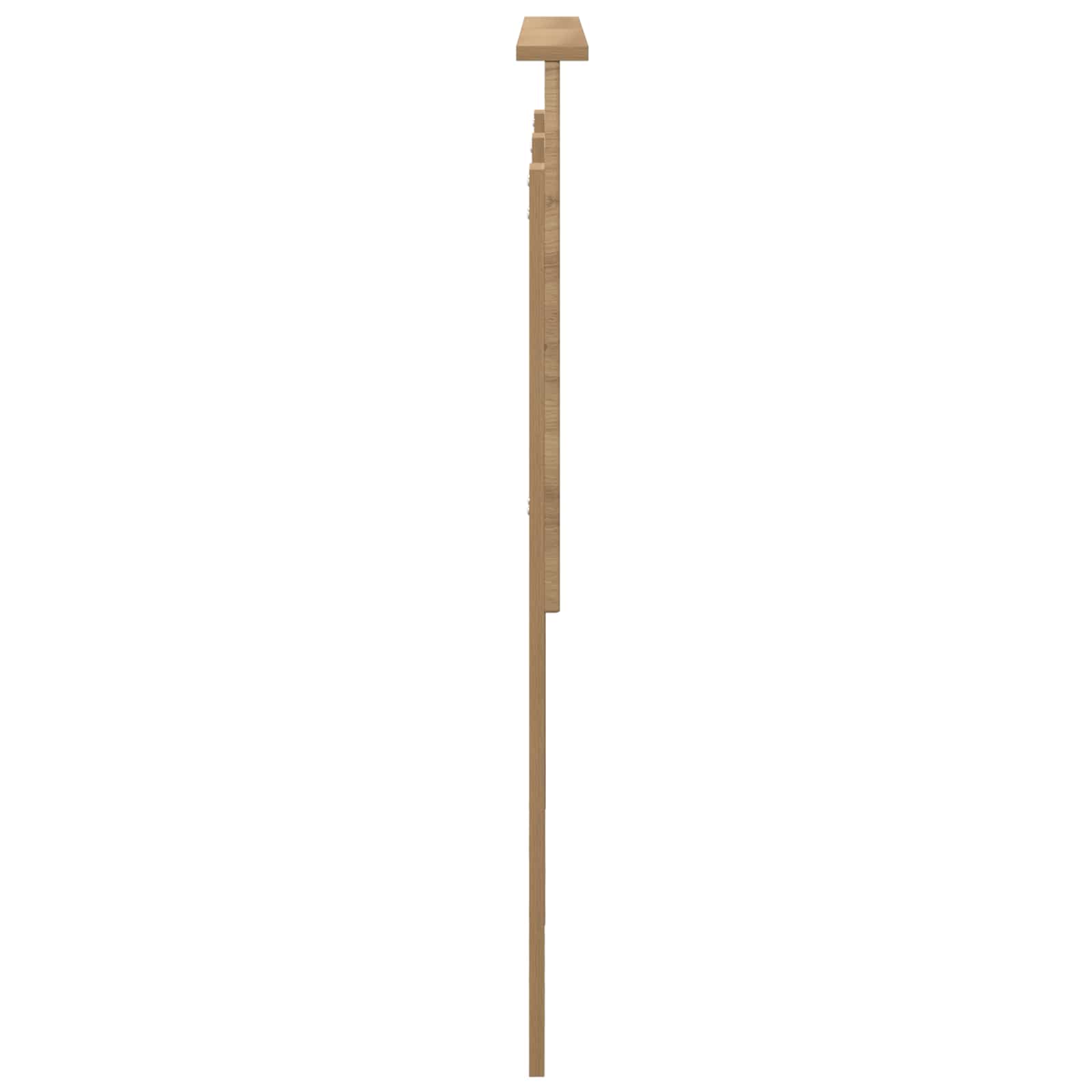 Κεφαλάρι με κεφαλάρι Artisan Oak 135 cm Επεξεργασμένο ξύλο