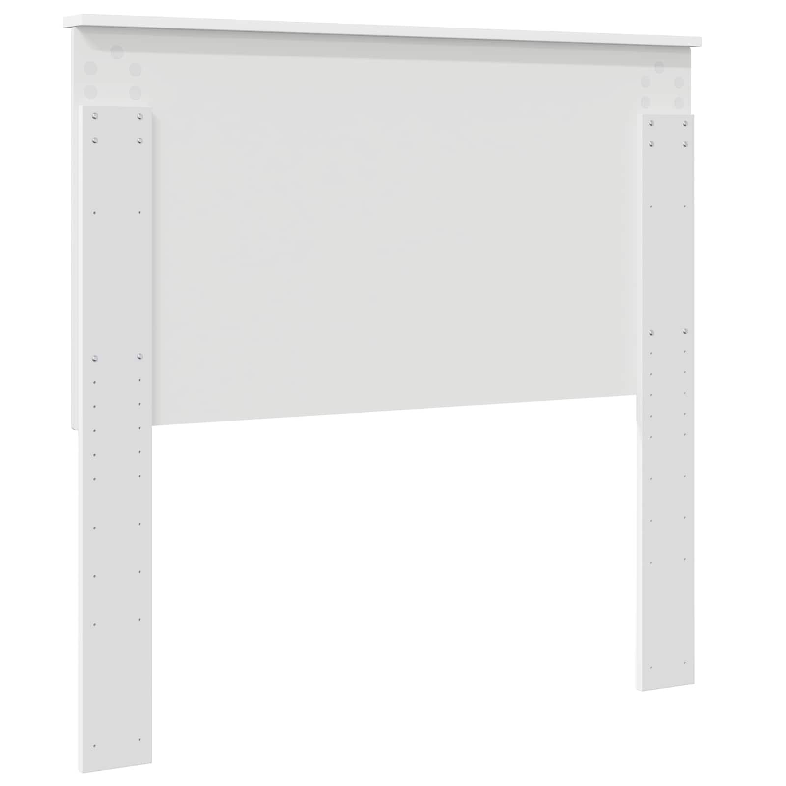 Κεφαλάρι με κεφαλάρι Λευκό 100 cm Επεξεργασμένο ξύλο