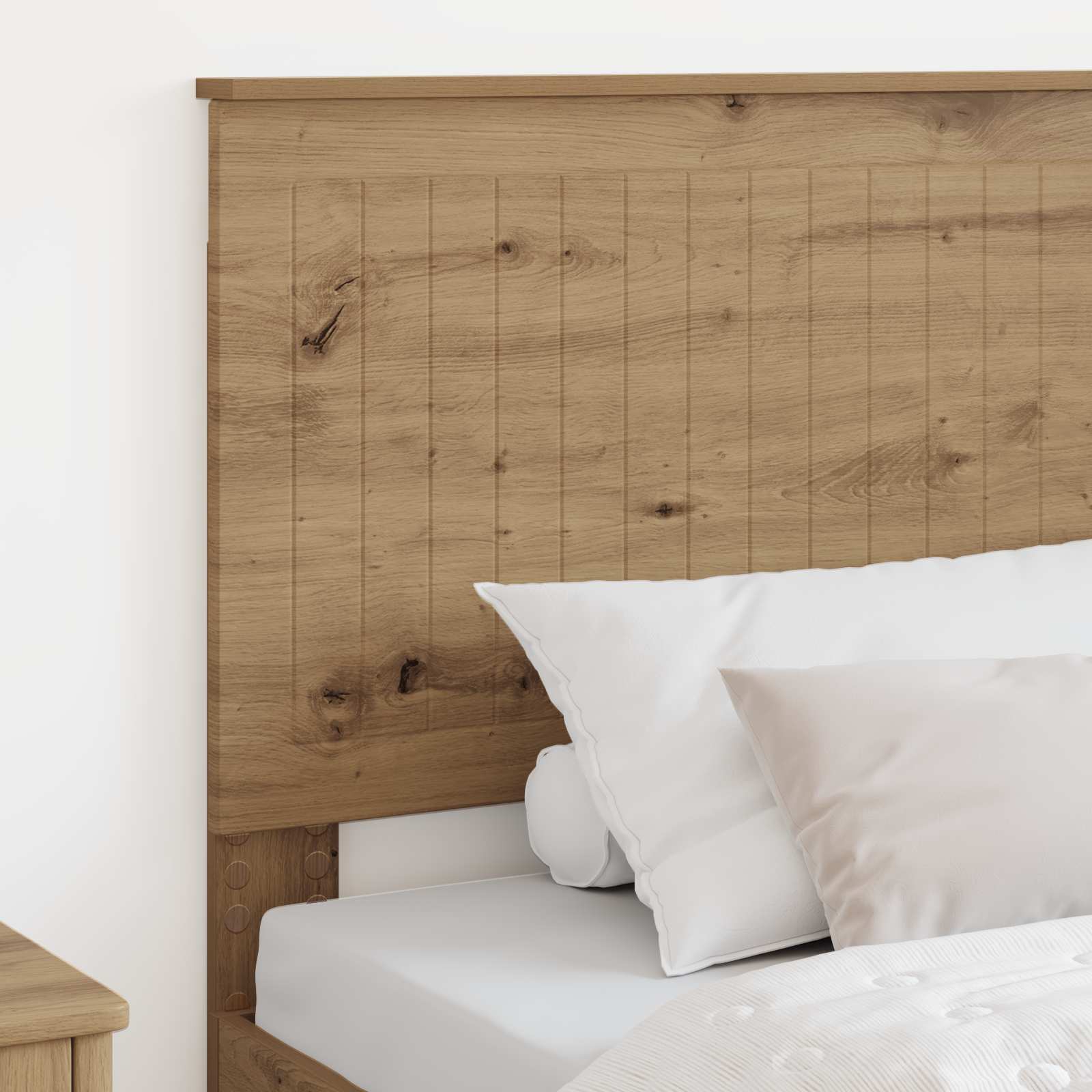 Κεφαλάρι με κεφαλάρι Artisan Oak 100 cm Επεξεργασμένο ξύλο