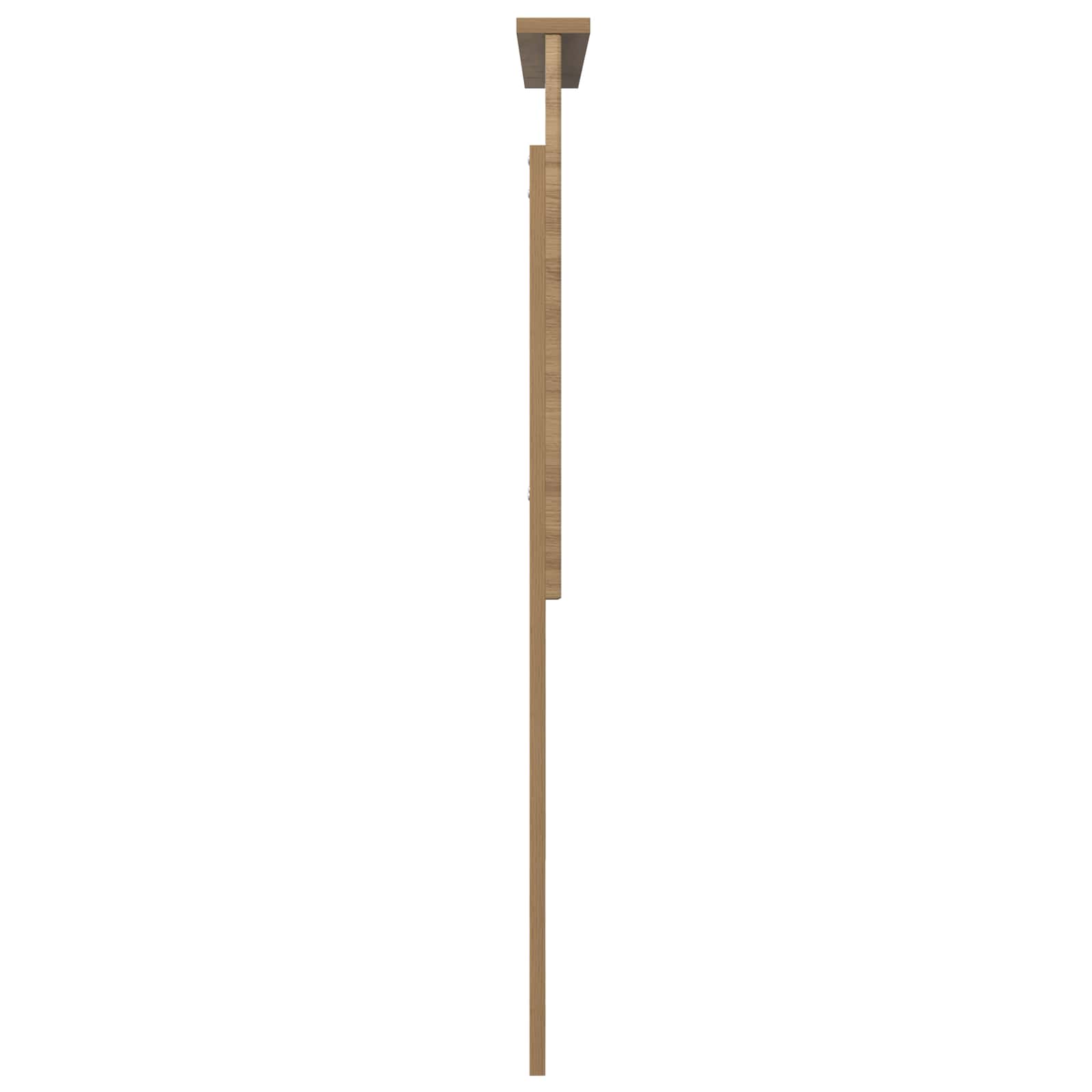 Κεφαλάρι με κεφαλάρι Artisan Oak 100 cm Επεξεργασμένο ξύλο