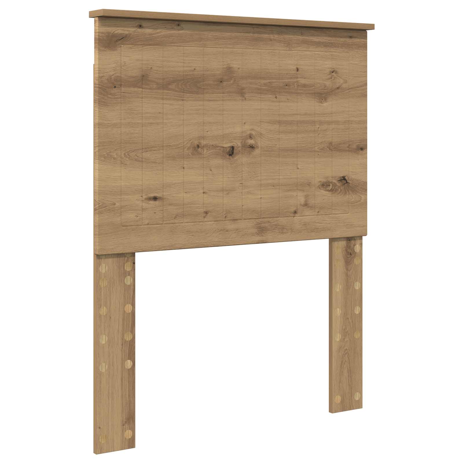 Κεφαλάρι με κεφαλάρι Artisan Oak 75 cm Επεξεργασμένο ξύλο