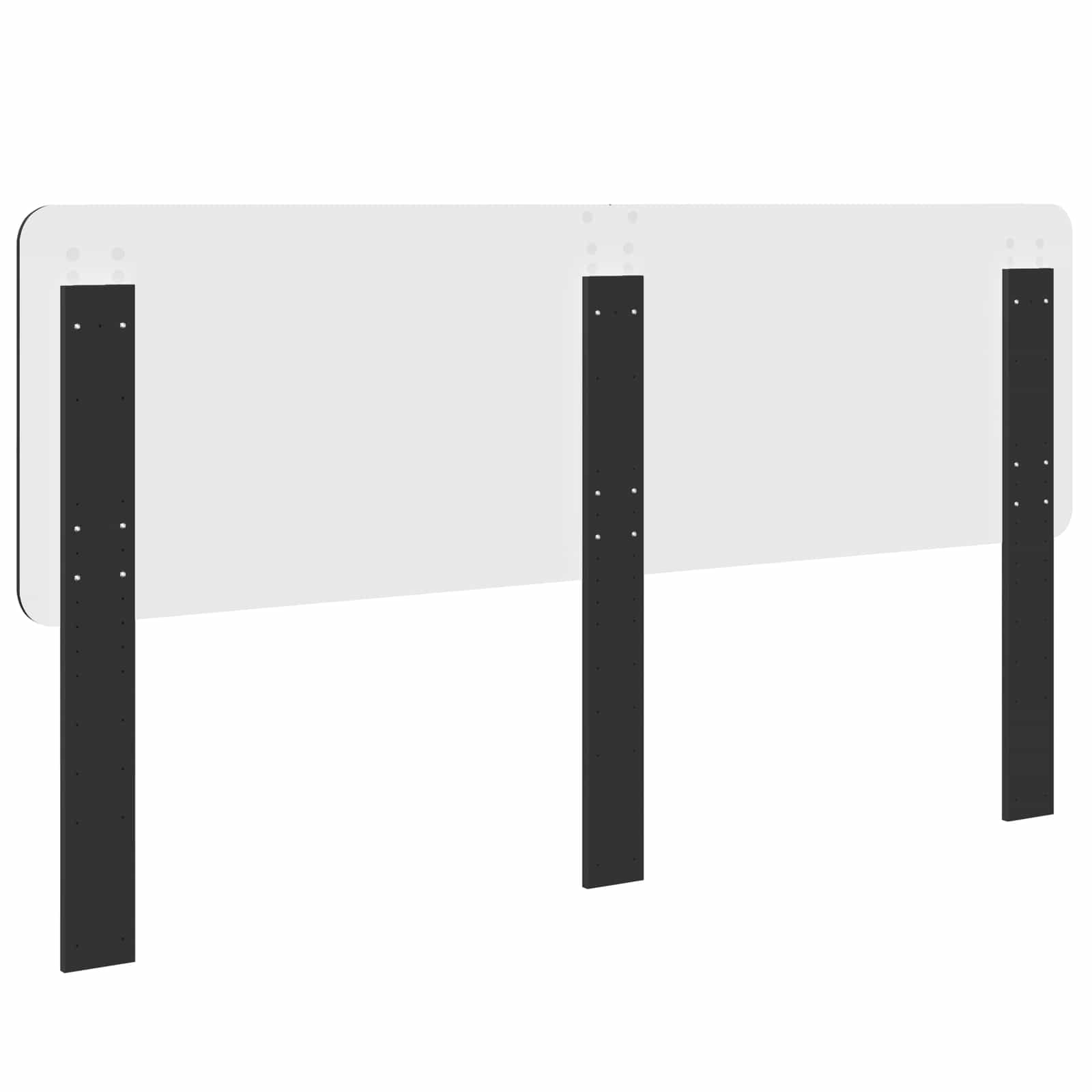 Κεφαλάρι Μαύρη Οξυά 180 cm Επεξεργασμένο ξύλο - Pakobazaar