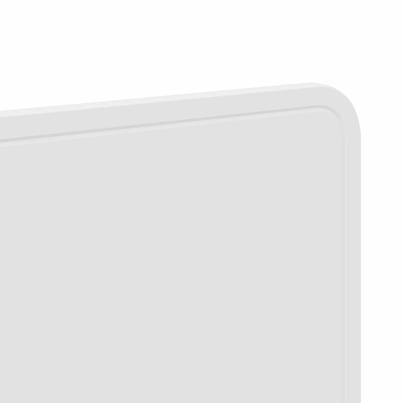 Κεφαλάρι Λαμπερό Λευκό 180 cm Επεξεργασμένο ξύλο - Pakobazaar