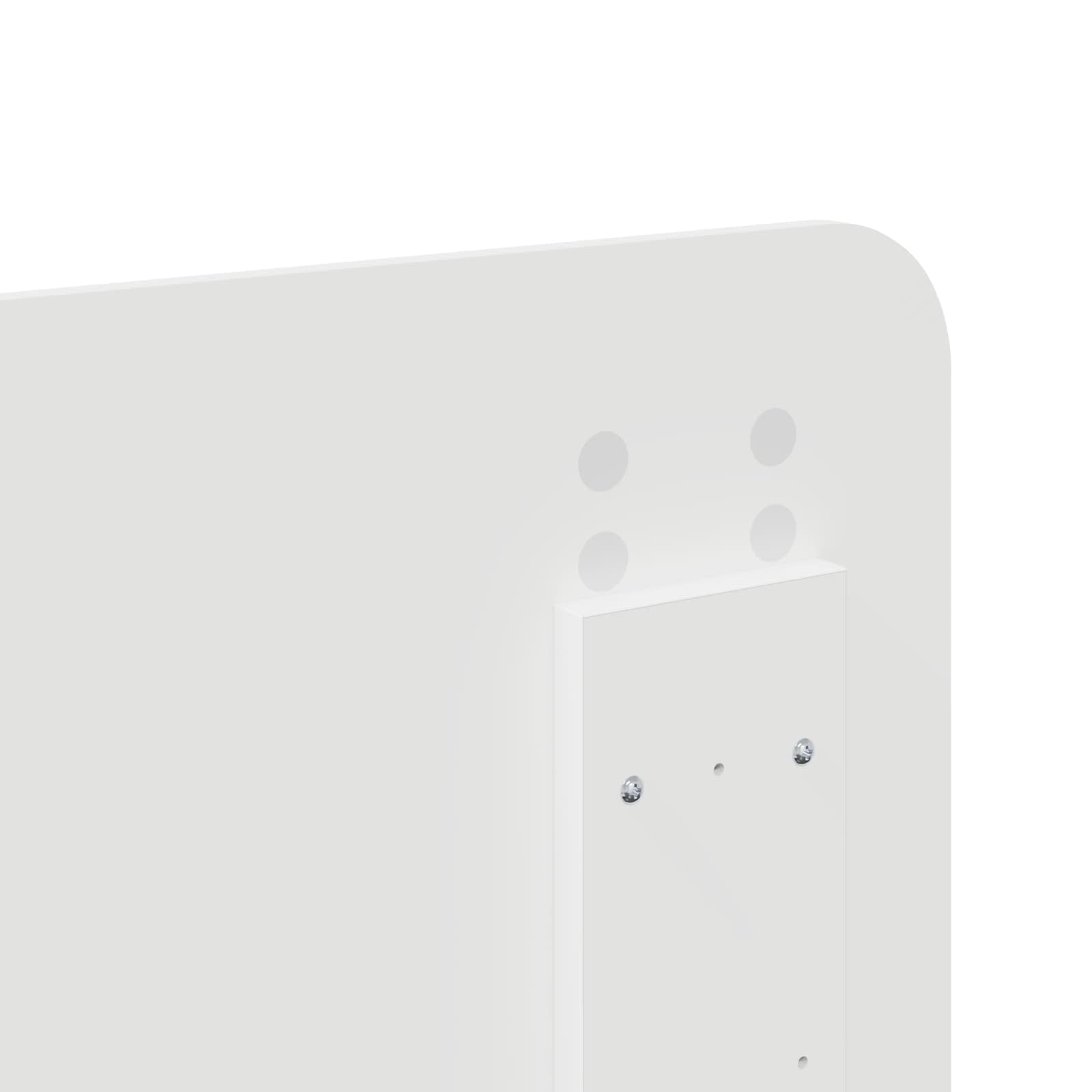 Κεφαλάρι Λαμπερό Λευκό 140 cm Επεξεργασμένο ξύλο - Pakobazaar