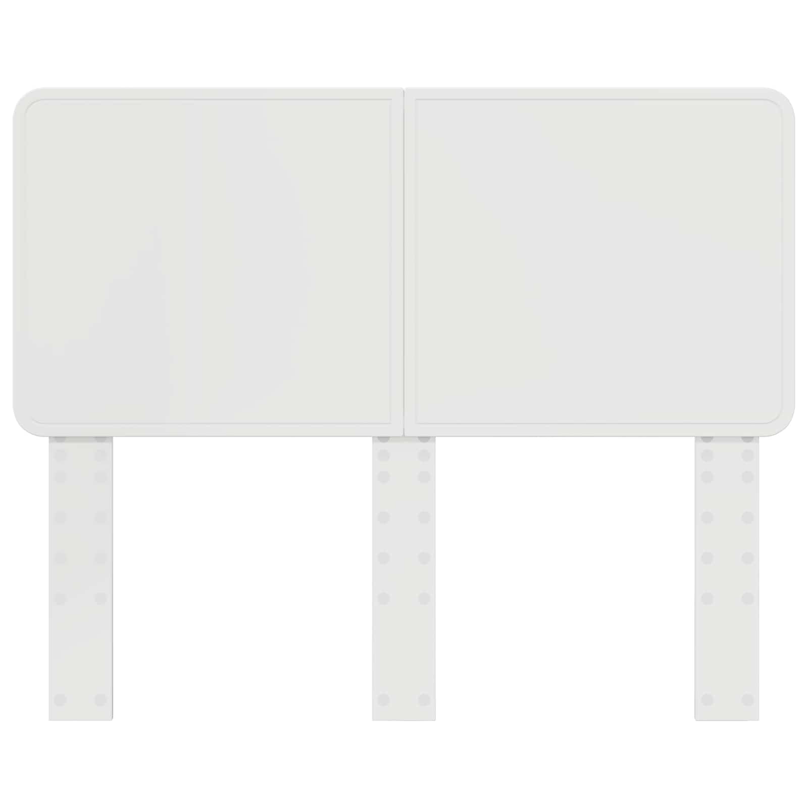 Κεφαλάρι Λευκό 135 cm Επεξεργασμένο ξύλο - Pakobazaar