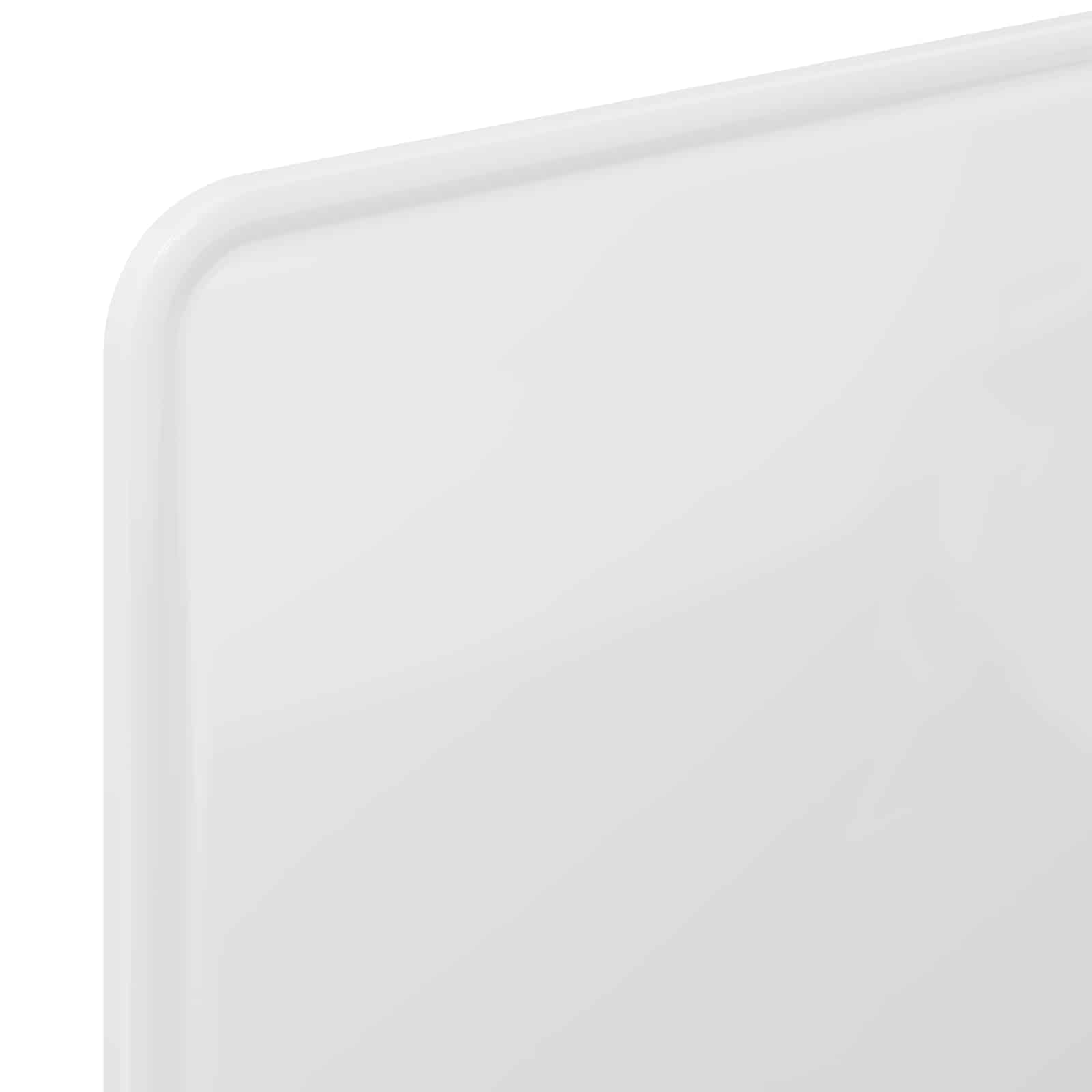 Κεφαλάρι Λαμπερό Λευκό 100 cm Επεξεργασμένο ξύλο - Pakobazaar